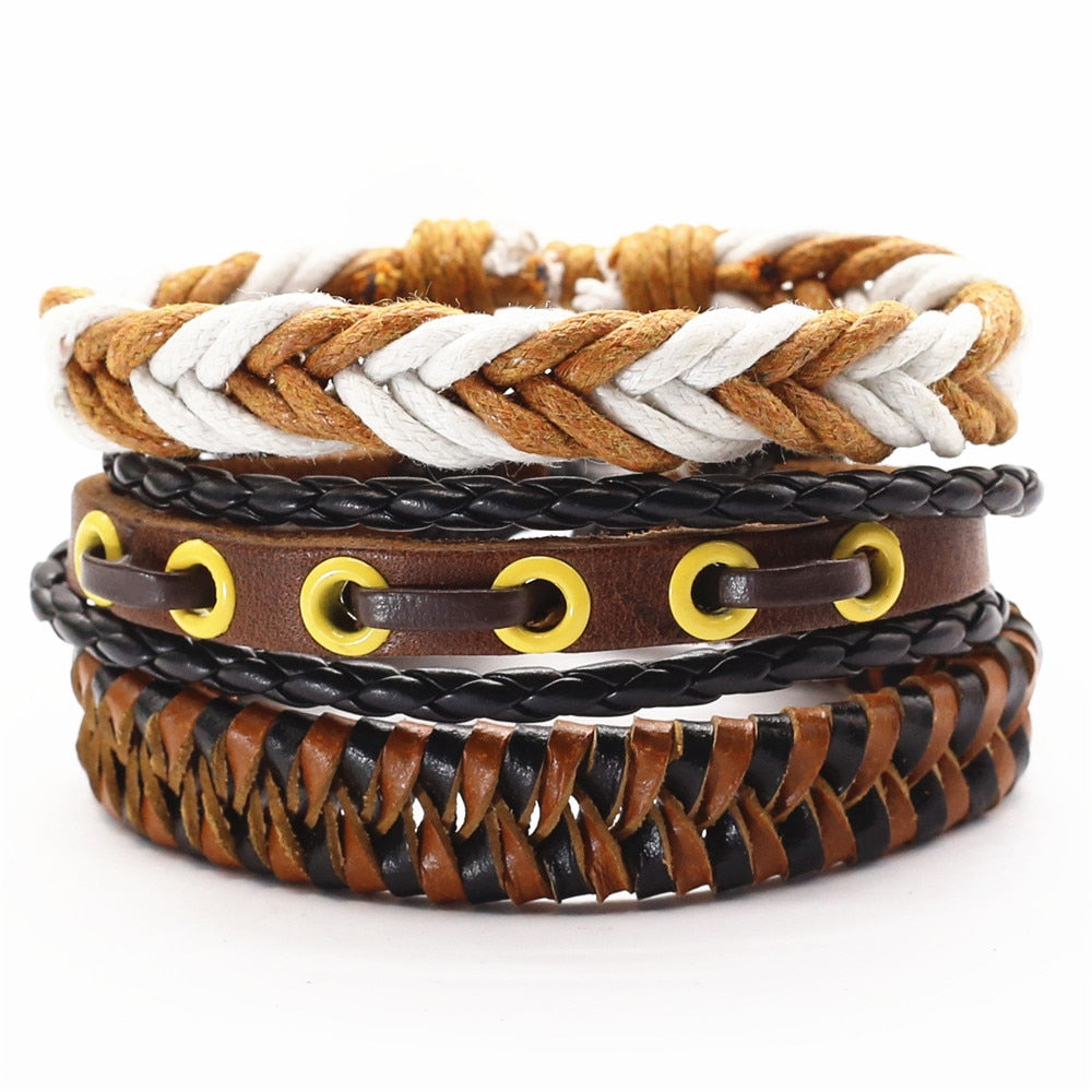 TrinityLeather™ Trio Bracelet Set