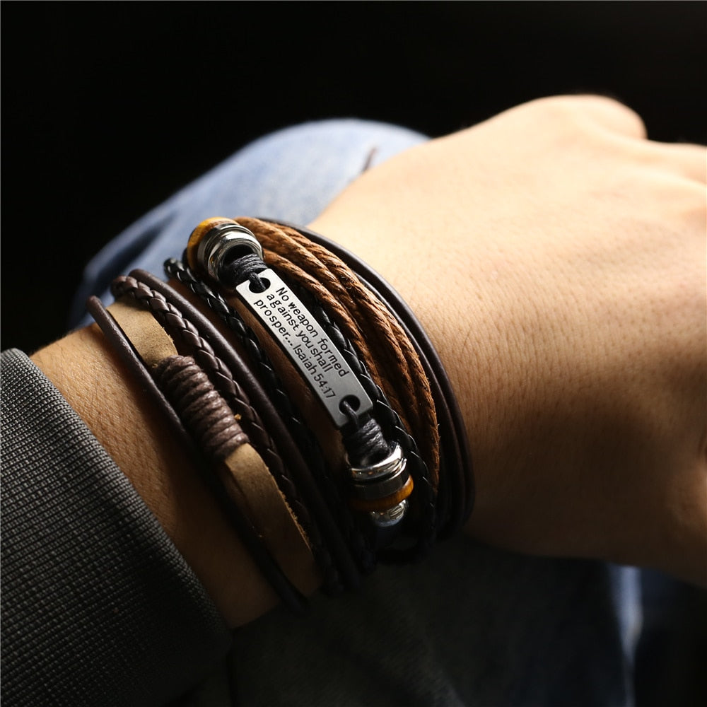 TrinityLeather™ Trio Bracelet Set