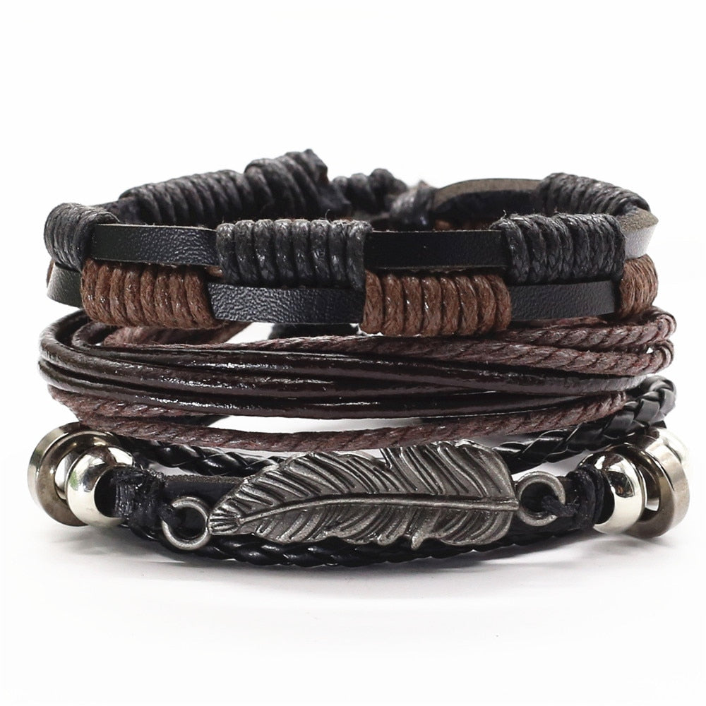 TrinityLeather™ Trio Bracelet Set