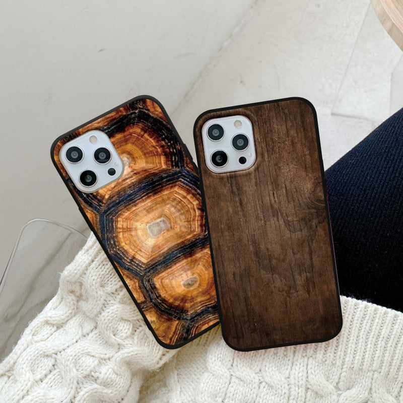 Carved Wood Cover Phone Case - Great Wood