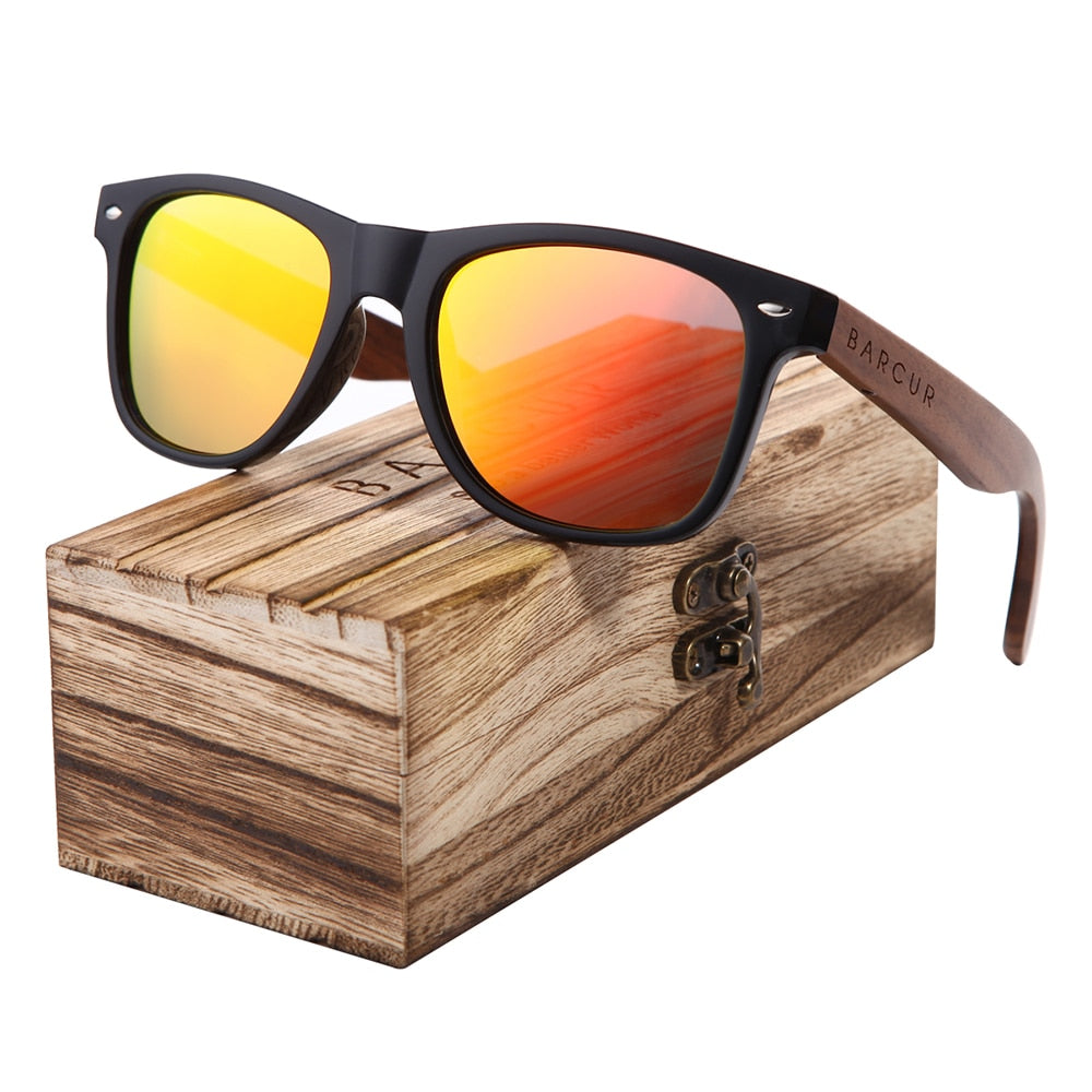 Black Walnut Polarized Sunglasses - Great Wood