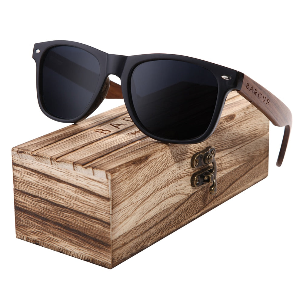 Black Walnut Polarized Sunglasses - Great Wood