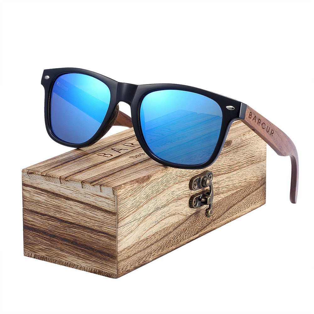 Black Walnut Polarized Sunglasses - Great Wood