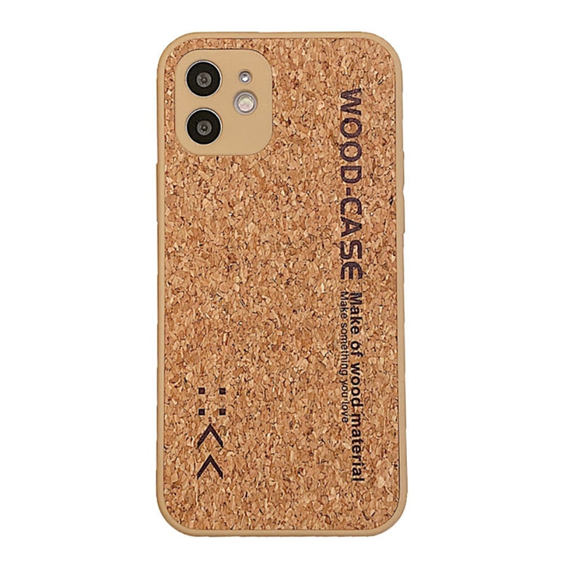 Japanese Wood Grain Label Phone Case - Great Wood