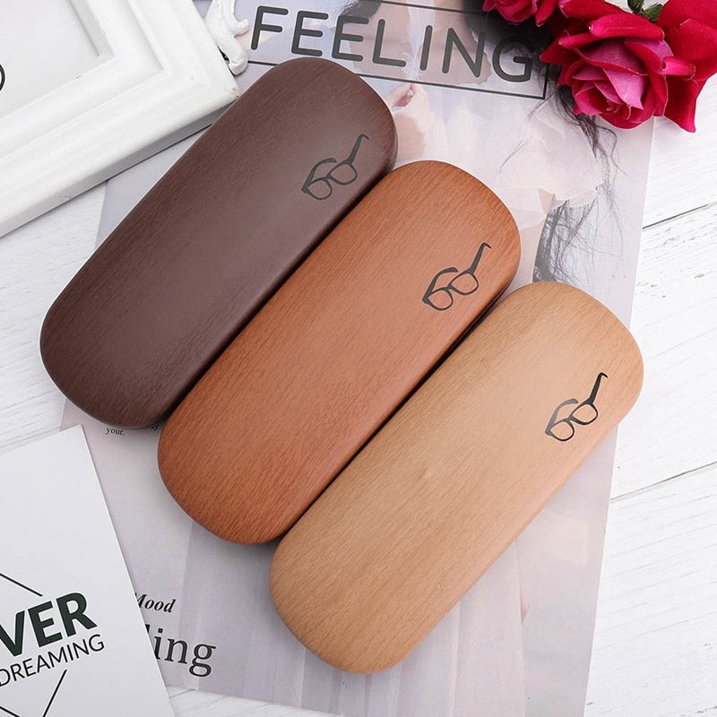 Wood Grain Reading Glasses Case - Great Wood