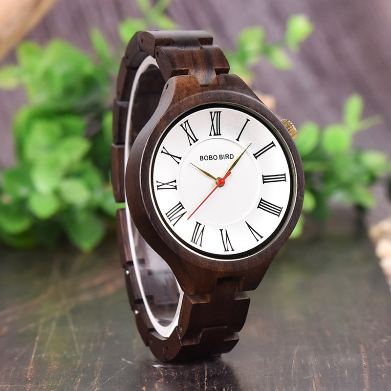 High-Quality Handmade Ladies Wood Watch - Great Wood