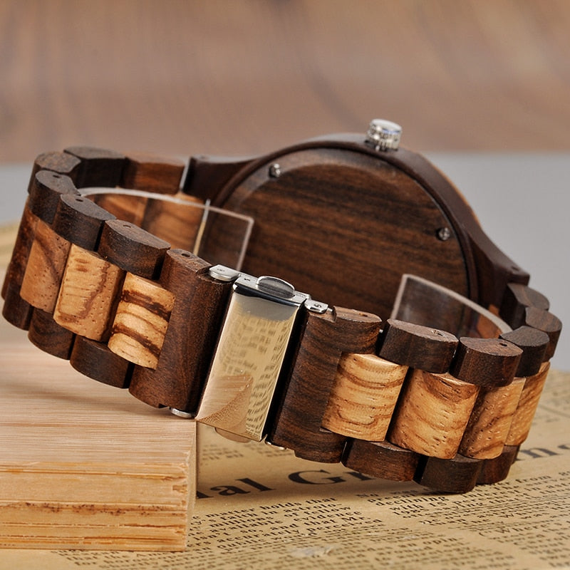 Custom LOGO Printing Your Own Photo Men Watch - Great Wood