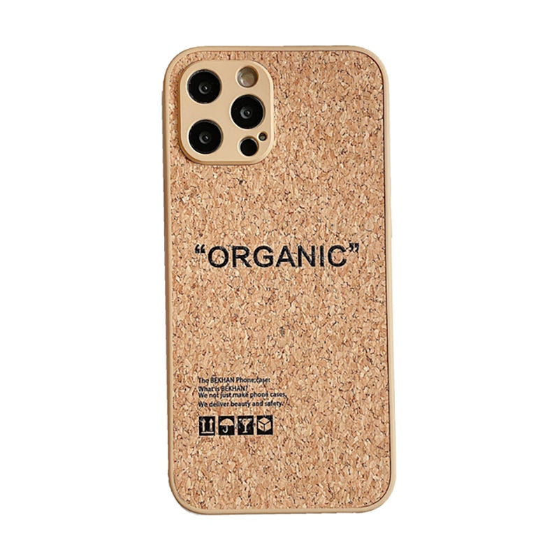 Japanese Wood Grain Label Phone Case - Great Wood