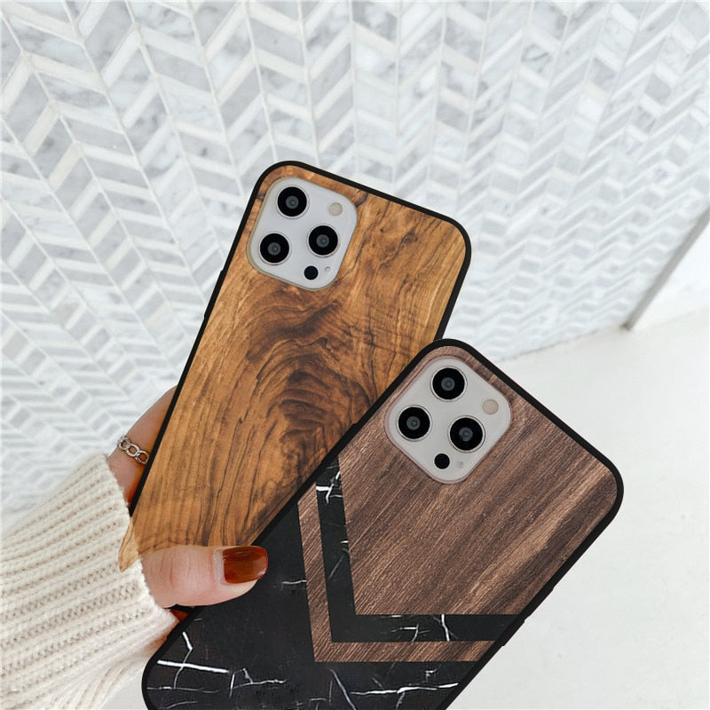 Carved Wood Cover Phone Case - Great Wood