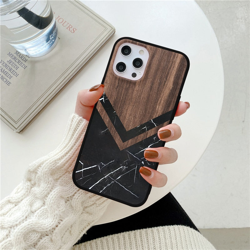 Carved Wood Cover Phone Case - Great Wood