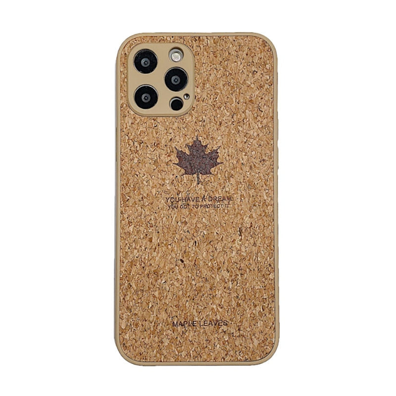 Japanese Wood Grain Label Phone Case - Great Wood