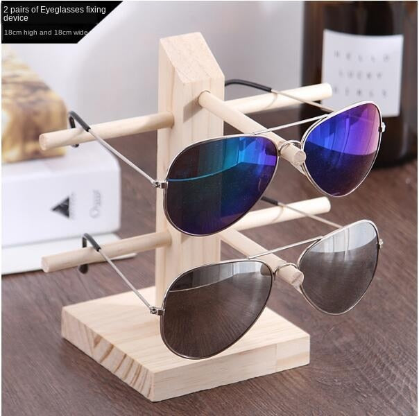 Multi Layers Wood Sunglass Display Rack Shelf - Great Wood