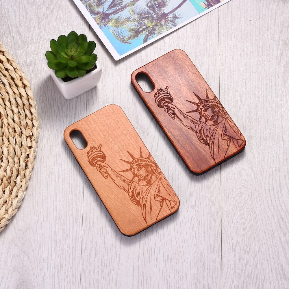 Customization Wooden Phone Case - Great Wood