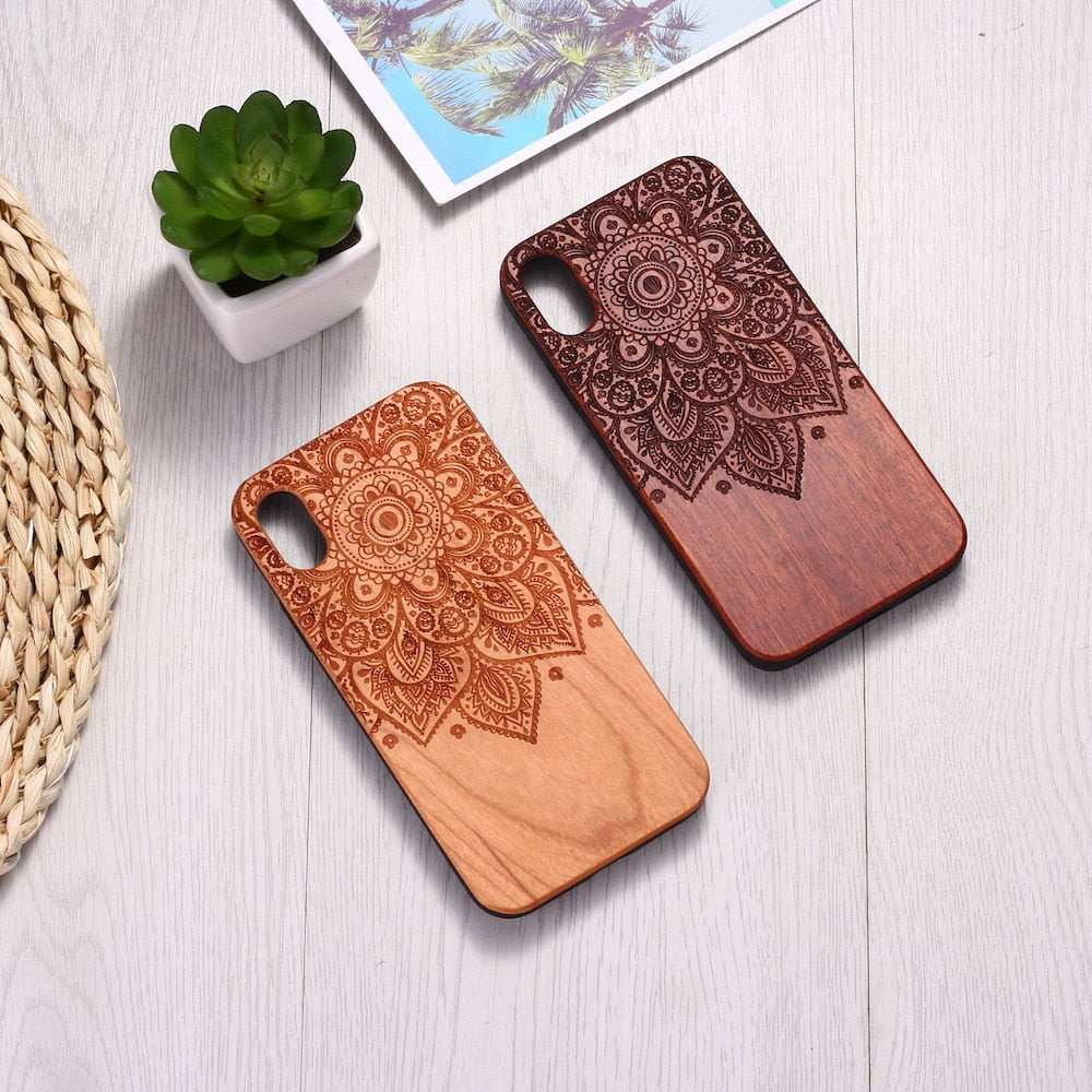 Customization Wooden Phone Case - Great Wood