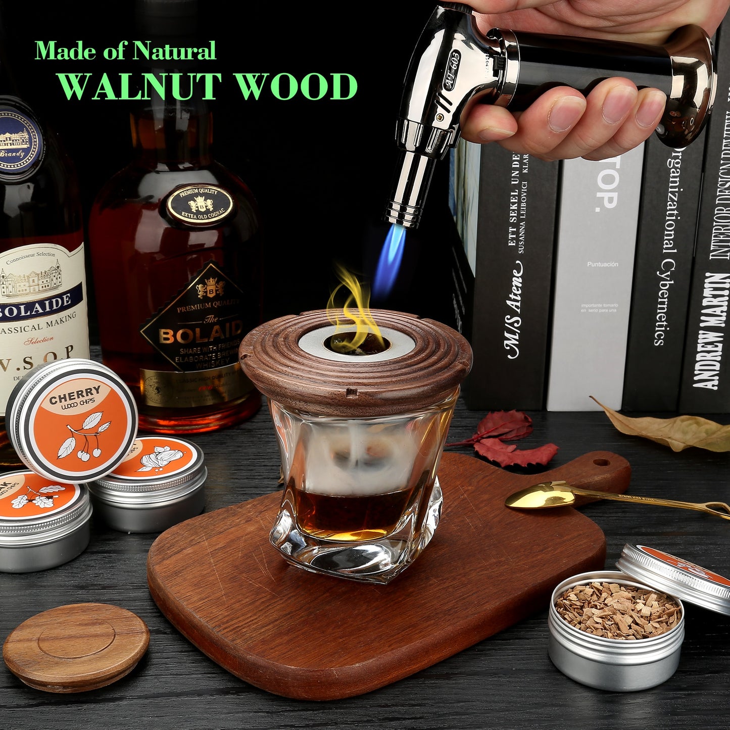 Wood Chip Cocktail Smoker Kit - Great Wood