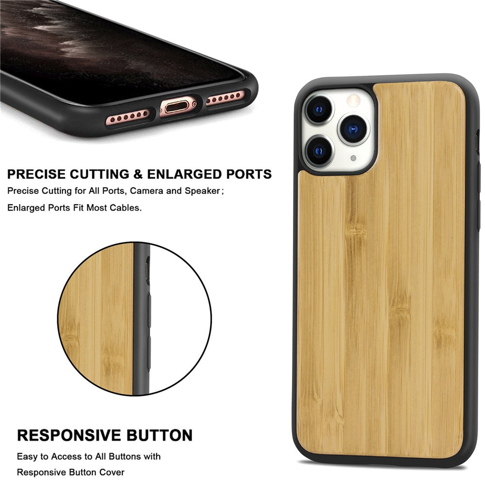 Real Wood Back Case - Great Wood