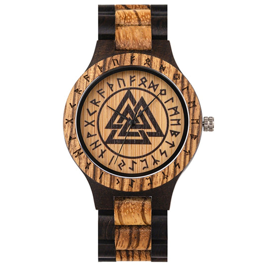 Viking Zebra Wood Vintage Watch - Great Wood