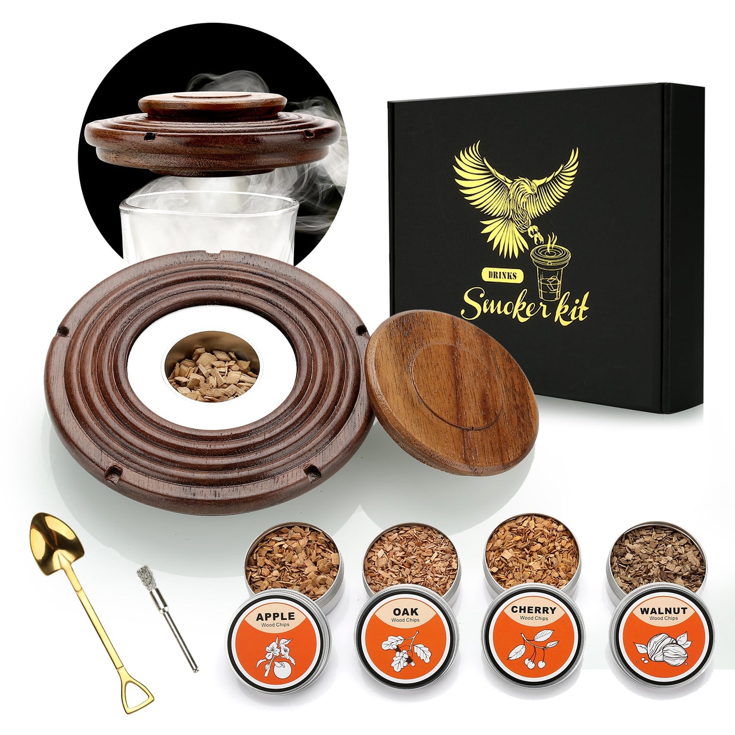 Wood Chip Cocktail Smoker Kit - Great Wood